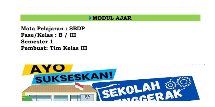 Modul Ajar Seni Rupa Kelas 3 SD: Menumbuhkan Kreativitas dan Apresiasi Seni