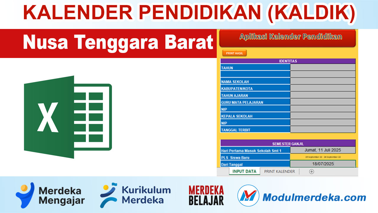 Kalender Pendidikan (Kaldik) Nusa Tenggara Barat