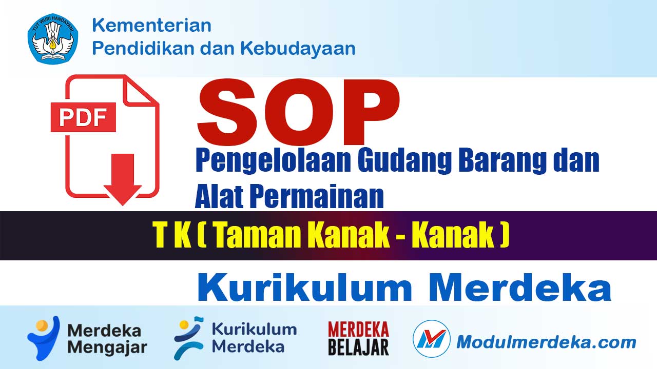 Panduan SOP Pengelolaan Gudang Barang dan Alat Permainan TK Kurikulum Merdeka