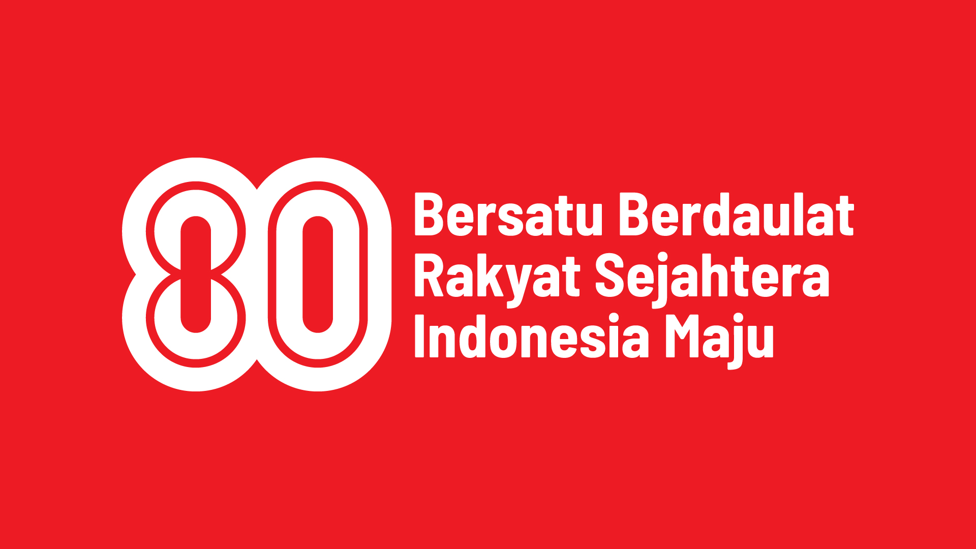 Logo HUT RI 80 Putih Background Merah teks kanan format jpg