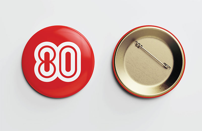 Implementasi Logo HUT ke-80 RI untuk Seragam 211 Implementasi Logo HUT ke-80 RI untuk Round Pin