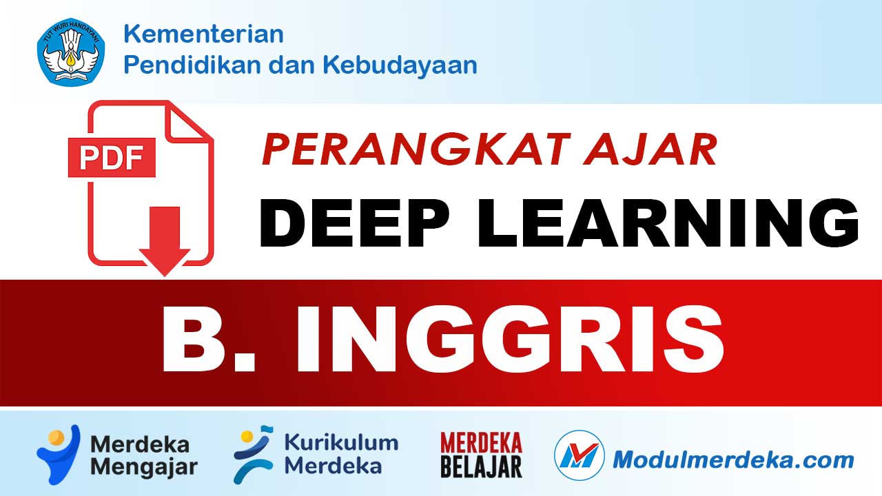 Perangkat Ajar Bahasa Inggris Kurikulum Merdeka Deep Learning Sesuai CP Terbaru