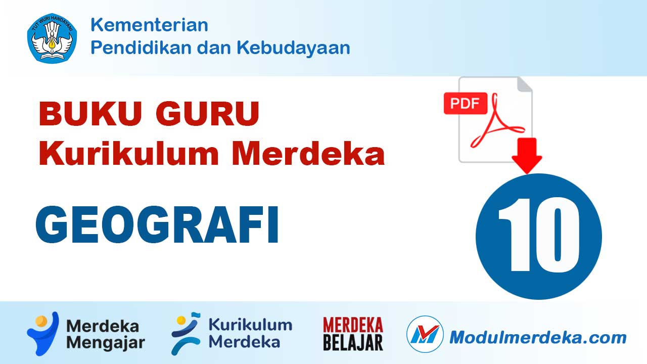 Buku Guru Geografi Kelas 10 Kurikulum Merdeka PDF
