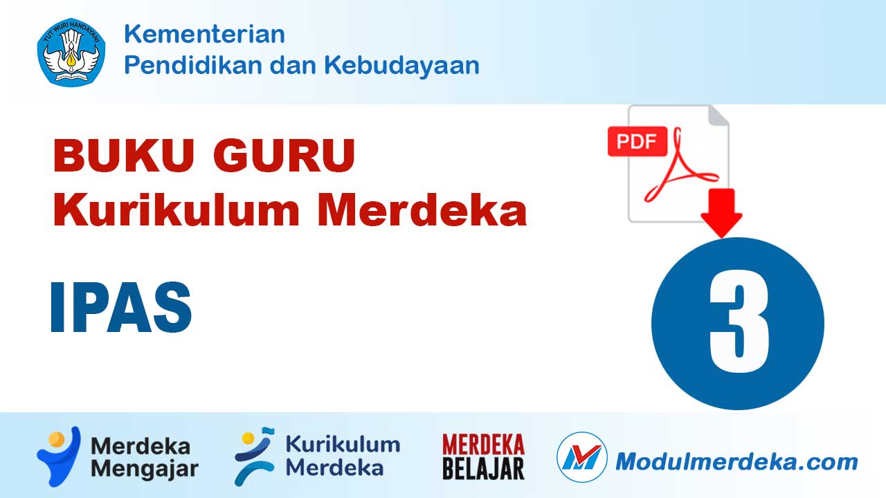 Buku Guru IPAS Kelas 3 SD/MI Kurikulum Merdeka 2024/2025