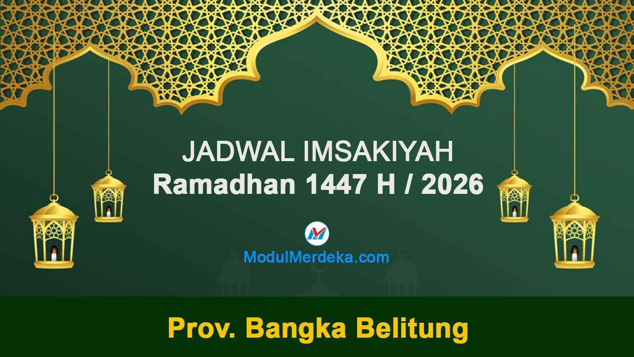 Bangka Belitung: Jadwal Imsakiyah Ramadhan 1447 H/2026 M