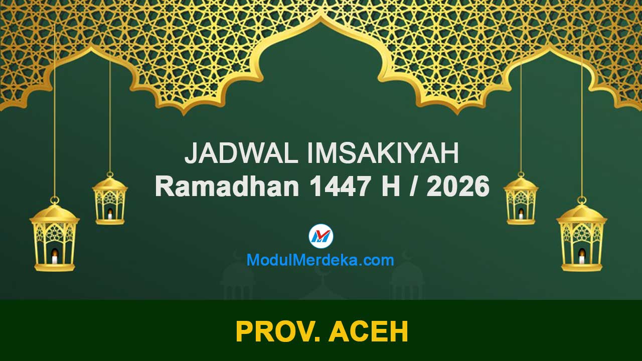 Jadwal Imsakiyah Aceh Ramadhan 1447 H/2026 M