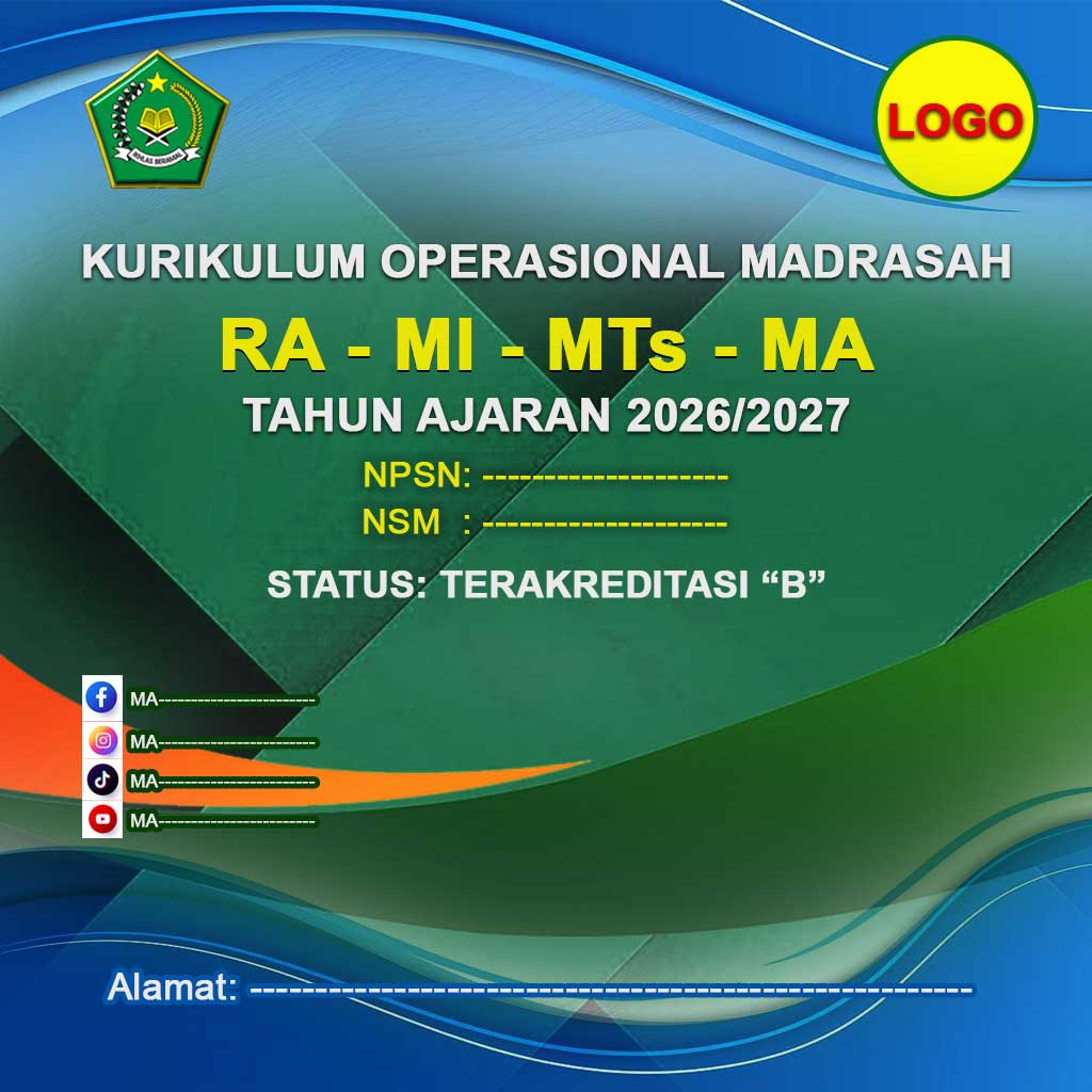 Download Template Kurikulum Operasional Madrasah (KOM) RA, MI, MTs, dan MA Terbaru
